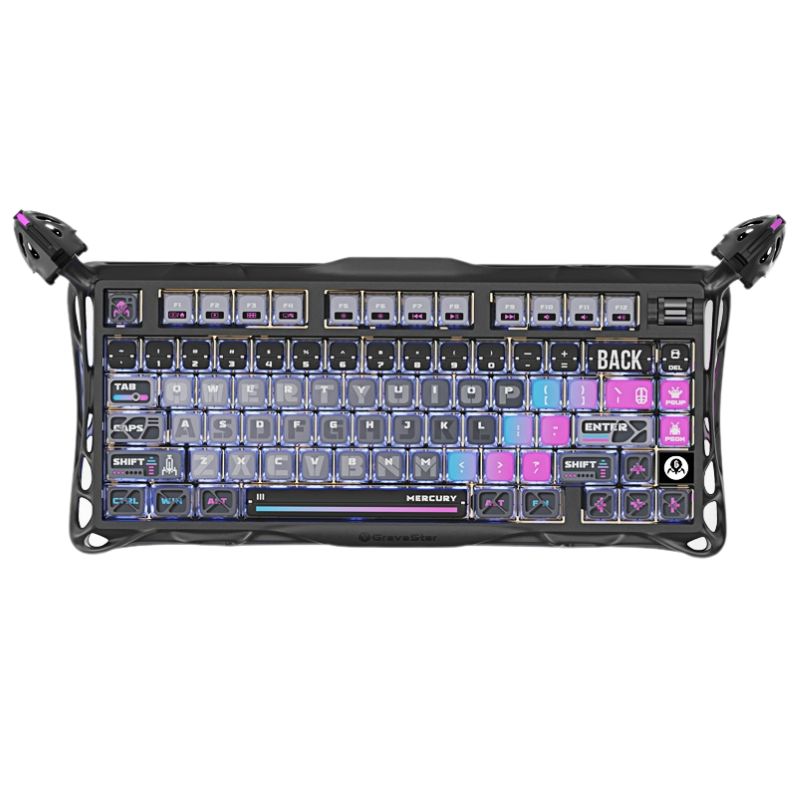 Gravastar Mercury K1 Pro 75% Wireless RGB Mechanical Gaming Keyboard Boy Gift - EdgeFollow