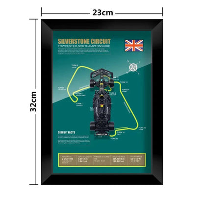 F1 Frame - Mercedes Benz W14 - Lewis Hamilton #44 | Various Tracks | Formula 1 gift (With Car) - EdgeFollow