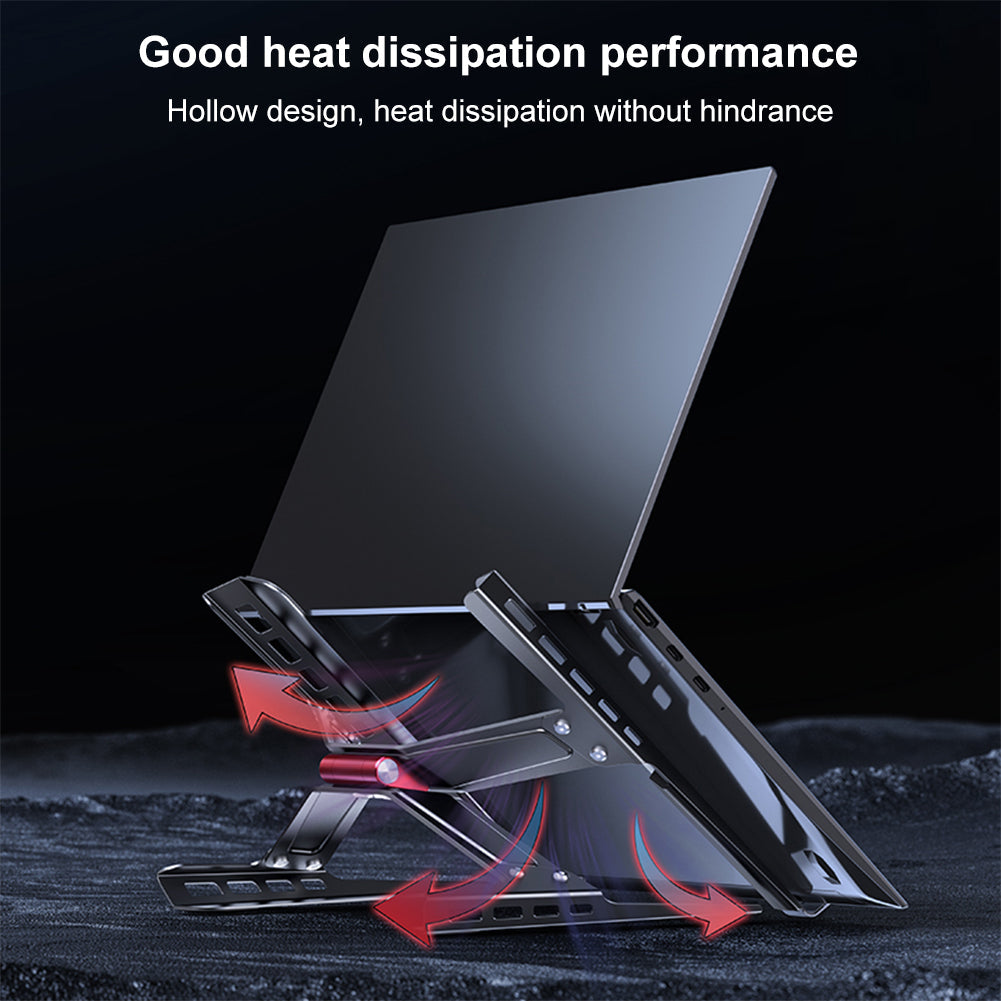 Laptop Stand Adjustable Laptop Holder Riser Carbon Steel Portable Notebook Stand - EdgeFollow