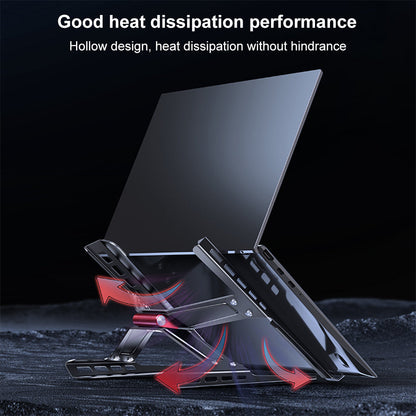 Laptop Stand Adjustable Laptop Holder Riser Carbon Steel Portable Notebook Stand - EdgeFollow
