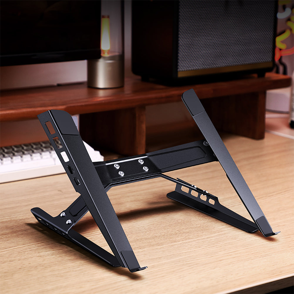 Laptop Stand Adjustable Laptop Holder Riser Carbon Steel Portable Notebook Stand - EdgeFollow