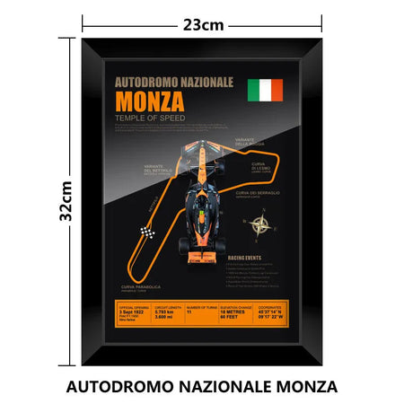 F1 Frame - McLaren MCL38 - Lando Norris #4 | Various Tracks | Formula 1 gift (With Car) - EdgeFollow