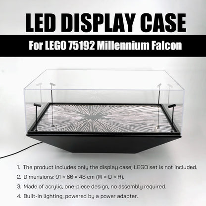 LED Display Case For LEGO Star Wars 75192 Millennium Falcon