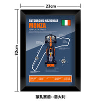 1:43 McLaren MCL60 F1 Car Model - Framed Display | Lando Norris #4 Oscar Piastri | Various Tracks | Formula 1 gift - EdgeFollow