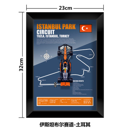 1:43 McLaren MCL60 F1 Car Model - Framed Display | Lando Norris #4 Oscar Piastri | Various Tracks | Formula 1 gift - EdgeFollow