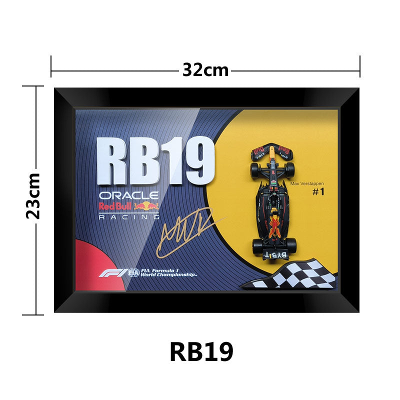 Max Verstappen RB19 #1 F1 Diecast Car – 3D Framed Signature Edition for Collectors - EdgeFollow