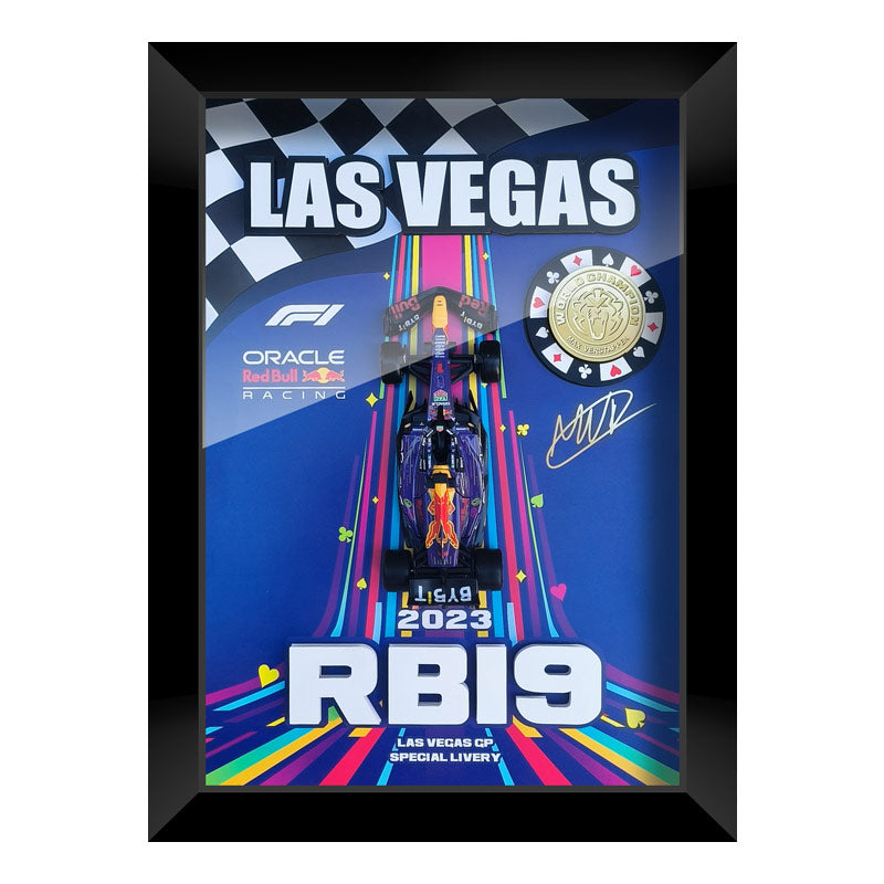 Red Bull F1 Diecast Car – Turkey & Las Vegas Livery | 3D Wall Art Frame