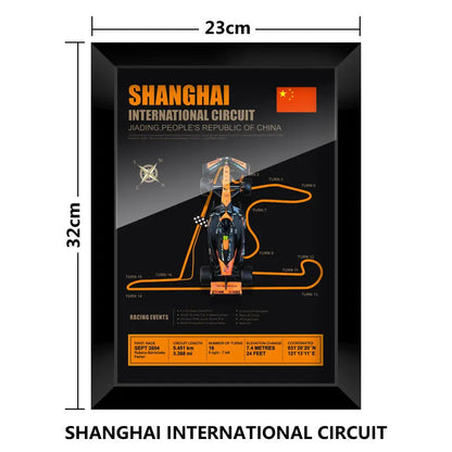 F1 Frame - McLaren MCL38 - Lando Norris #4 | Various Tracks | Formula 1 gift (With Car) - EdgeFollow