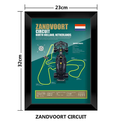 F1 Frame - Mercedes Benz W14 - Lewis Hamilton #44 | Various Tracks | Formula 1 gift (With Car) - EdgeFollow