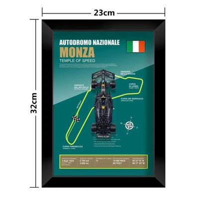 F1 Frame - Mercedes Benz W14 - Lewis Hamilton #44 | Various Tracks | Formula 1 gift (With Car) - EdgeFollow