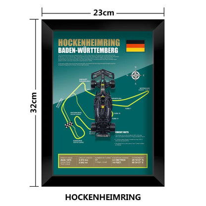 F1 Frame - Mercedes Benz W14 - Lewis Hamilton #44 | Various Tracks | Formula 1 gift (With Car) - EdgeFollow