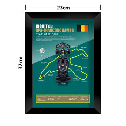 F1 Frame - Mercedes Benz W14 - Lewis Hamilton #44 | Various Tracks | Formula 1 gift (With Car) - EdgeFollow