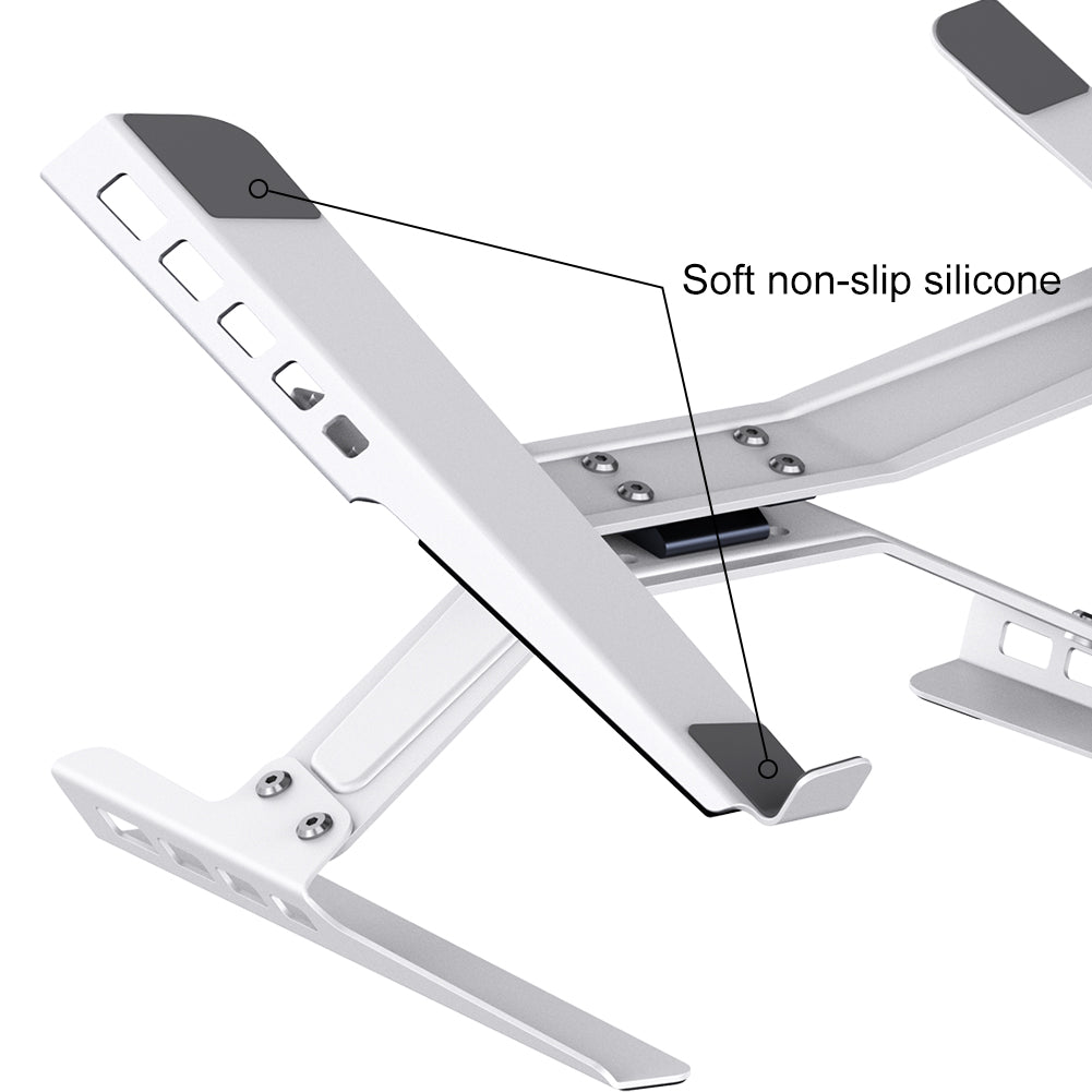 Laptop Stand Adjustable Laptop Holder Riser Carbon Steel Portable Notebook Stand - EdgeFollow