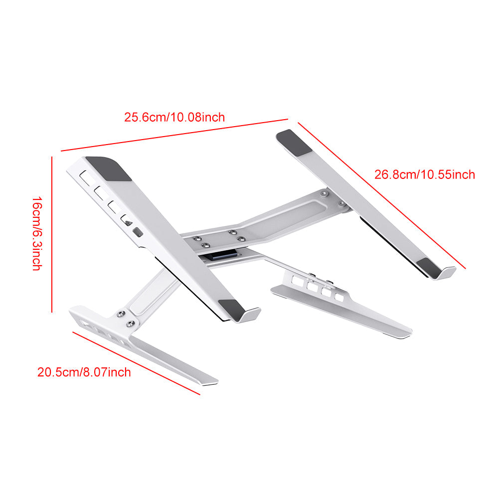 Laptop Stand Adjustable Laptop Holder Riser Carbon Steel Portable Notebook Stand - EdgeFollow