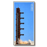 [Pre-Order] Wall Display Frame for LEGO® Ideas 92176 NASA Apollo Saturn V