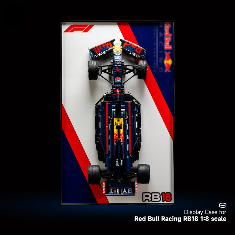 Wall Display Frame for F1 Red Bull RB18 Moc - EdgeFollow