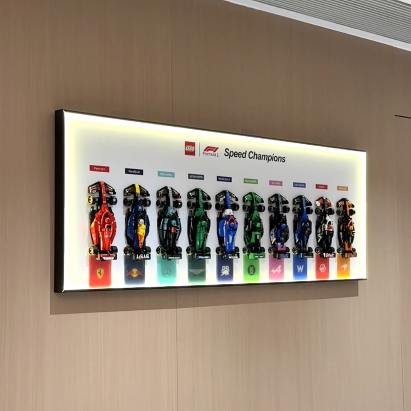 LEGO™ F1 Speed Champions 10-Race Car Display Frame – Team Edition - EdgeFollow