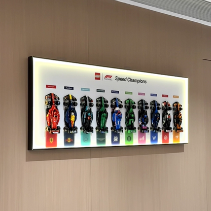 LEGO™ F1 Speed Champions 10-Race Car Display Frame – Team Edition
