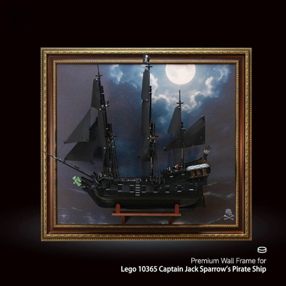 Display Frame for LEGO® ICONS 10365 Captain Jack Sparrow's Pirate Ship - EdgeFollow