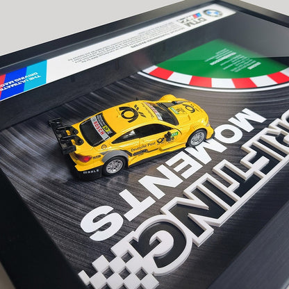 BMW Le Mans Drift Car Model – LED Light-Up 3D Frame Wall Art | Racing Collectible