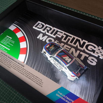 BMW Le Mans Drift Car Model – LED Light-Up 3D Frame Wall Art | Racing Collectible
