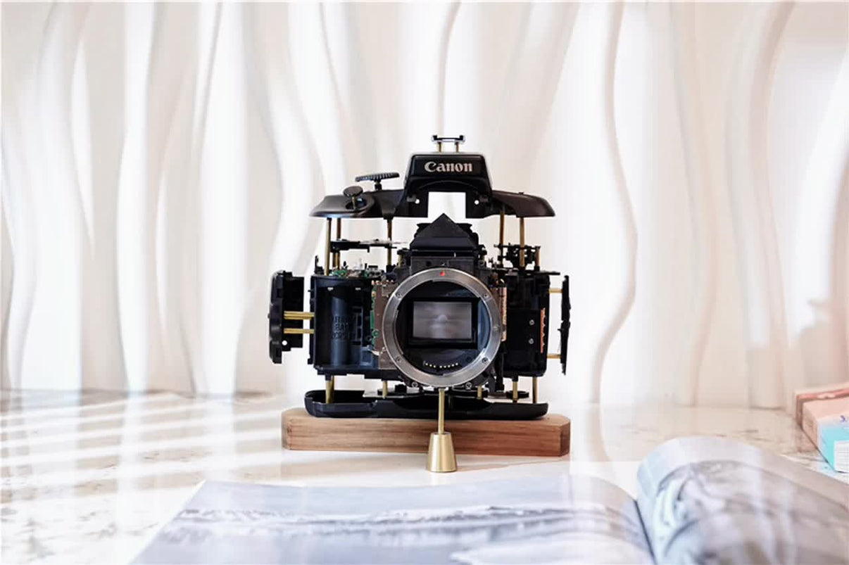 Disassembled Film Camera | Vintage Camera | Mechanical Film Camera | Camera Teardown | Camera Art Decor | Photographer Gifts - EdgeFollow