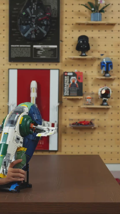 Wall Display frame for LEGO® STAR WARS™ 75409 Jango Fett's Firespray-Class Starship LEGO Gift