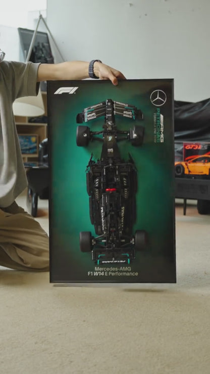 LED Wall Display Frame for LEGO® Technic F1 42171 Mercedes-AMG F1 Showcase