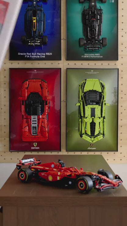 Car Display Frame For LEGO® TECHNIC™ Ferrari F1 SF24 42207
