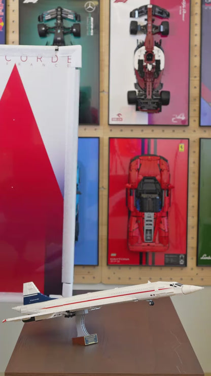 Wall Display Frames for LEGO® ICONS Concorde 10318