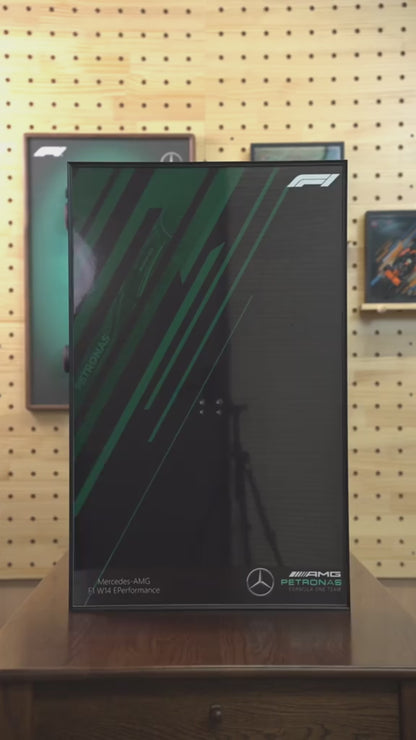 LED Wall Display Frame for LEGO® Technic F1 42171 Mercedes-AMG F1 Showcase