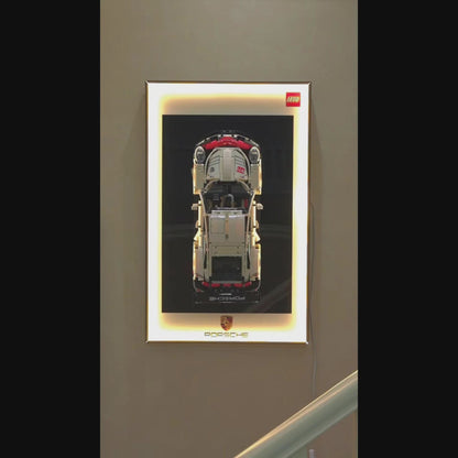 LED Wall Display Frame for LEGO® Technic Porsche 911 RSR 42096 Showcase