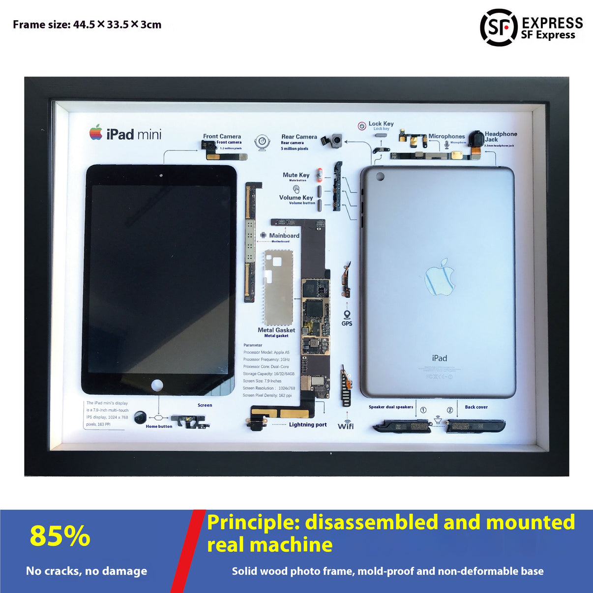 Disassembled iPhone Art With Frame  Gift For Apple Fans - EdgeFollow